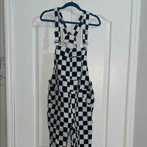 Overalls / Checkered Overall cotton